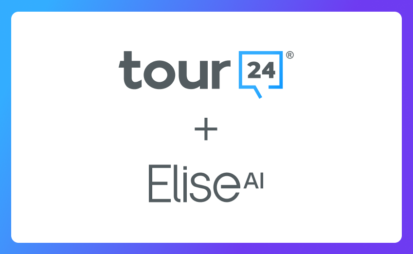Tour24 and EliseAI Integration Makes Scheduling Self-Guided Tours Easy with AI Assistant